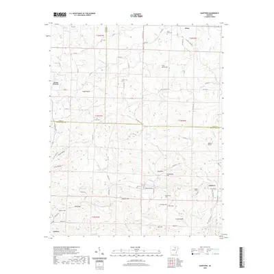 2020 Map of Sandtown, 2020 Print