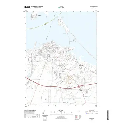 2019 Map of Sandusky, 2019 Print