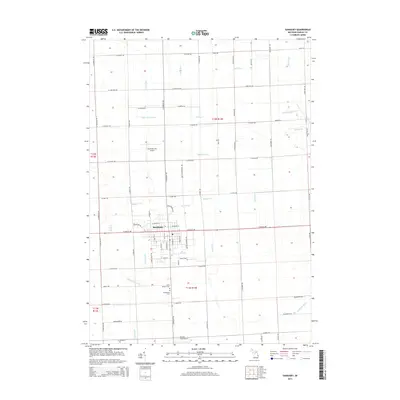 2014 Map of Sandusky, 2014 Print