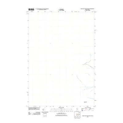 2011 Map of Sandy Bay Mountain, 2011 Print