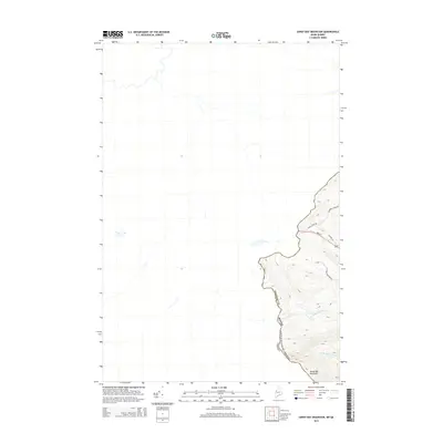 2014 Map of Sandy Bay Mountain, 2014 Print
