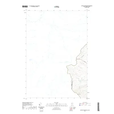 2021 Map of Sandy Bay Mountain, 2021 Print
