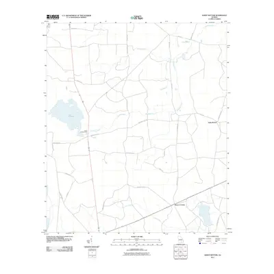 2011 Map of Sandy Bottom, 2011 Print