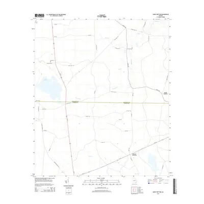 2014 Map of Sandy Bottom, 2014 Print