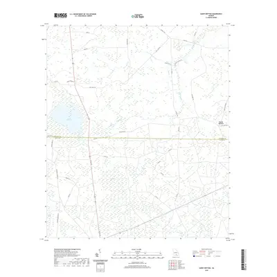 2020 Map of Sandy Bottom, 2020 Print