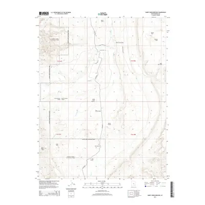 2014 Map of Sandy Creek Benches, 2014 Print