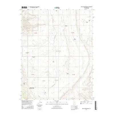 2017 Map of Sandy Creek Benches, 2017 Print