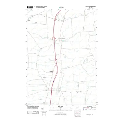 2010 Map of Sandy Creek, 2010 Print