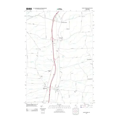 2013 Map of Sandy Creek, 2013 Print