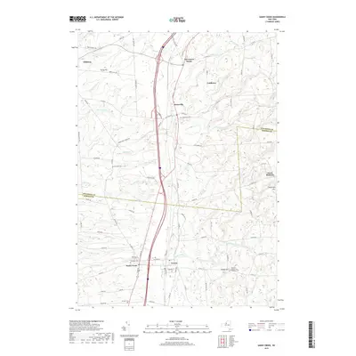 2019 Map of Sandy Creek, 2019 Print