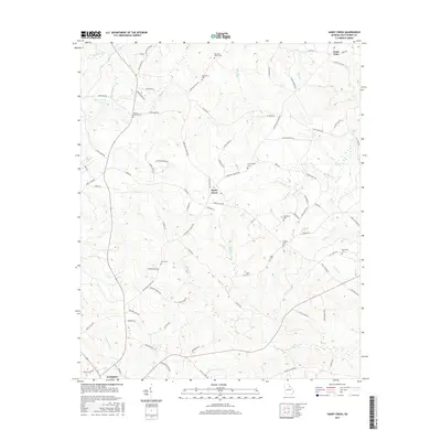 2017 Map of Sandy Cross, 2017 Print