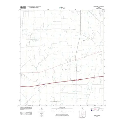 2010 Map of Sandy Fork, 2010 Print