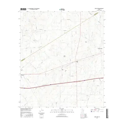 2016 Map of Sandy Fork, 2016 Print