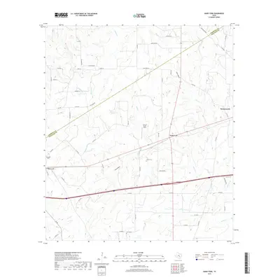 2019 Map of Sandy Fork, 2019 Print