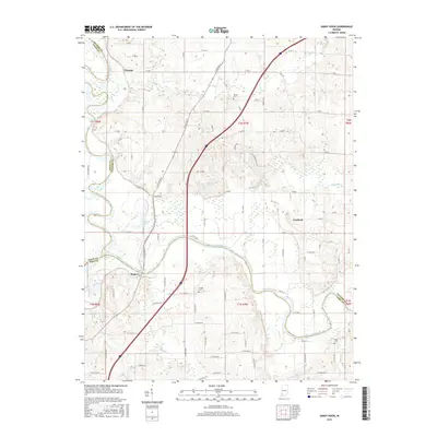 2016 Map of Sandy Hook, 2016 Print