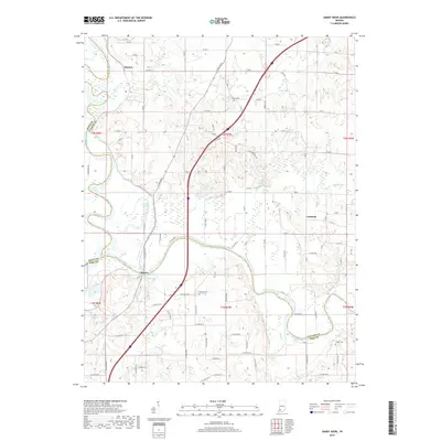 2019 Map of Sandy Hook, 2019 Print