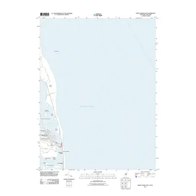 2011 Map of Sandy Hook East, 2011 Print