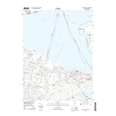 2014 Map of Sandy Hook West, 2014 Print