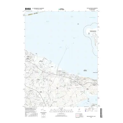 2016 Map of Sandy Hook West, 2016 Print
