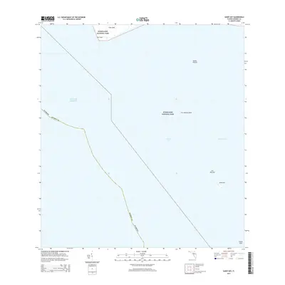 2015 Map of Sandy Key, 2015 Print