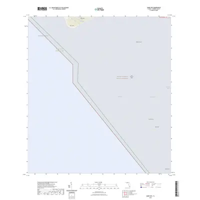 2024 Map of Sandy Key, 2024 Print