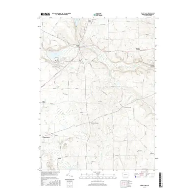 2016 Map of Sandy Lake, 2016 Print