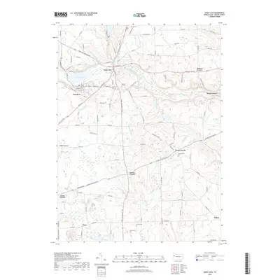 2019 Map of Sandy Lake, 2019 Print