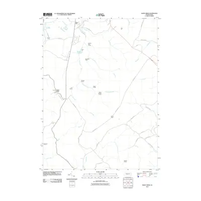 2010 Map of Sandy Ridge, 2010 Print
