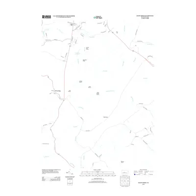 2013 Map of Sandy Ridge, 2013 Print