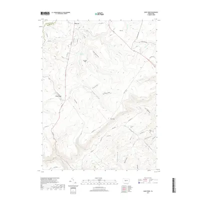 2019 Map of Sandy Ridge, 2019 Print
