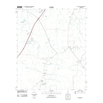 2011 Map of Sandy Ridge, 2011 Print