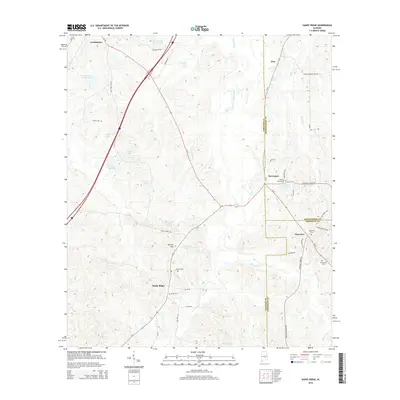2014 Map of Sandy Ridge, 2014 Print