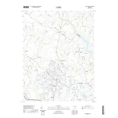 2019 Map of Sandy Spring, 2019 Print