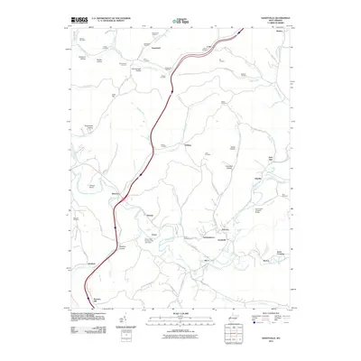 2011 Map of Sandyville, 2011 Print