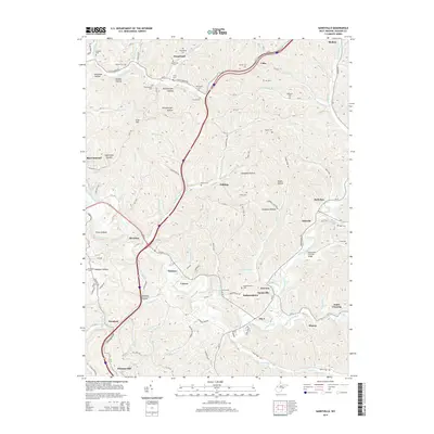 2014 Map of Sandyville, 2014 Print