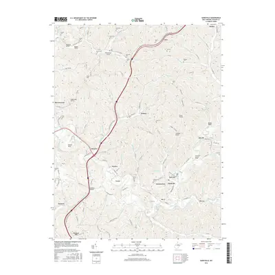 2016 Map of Sandyville, 2016 Print
