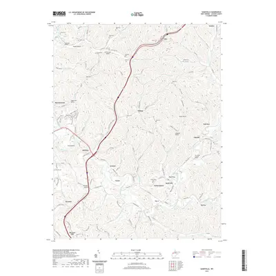 2019 Map of Sandyville, 2019 Print