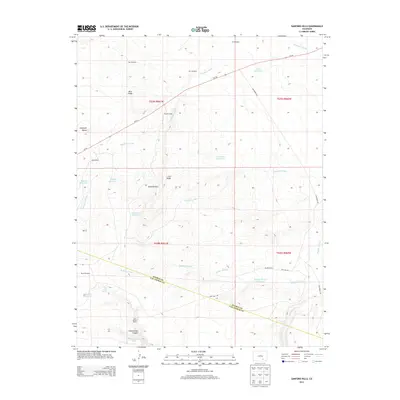 2013 Map of Sanford Hills, 2013 Print