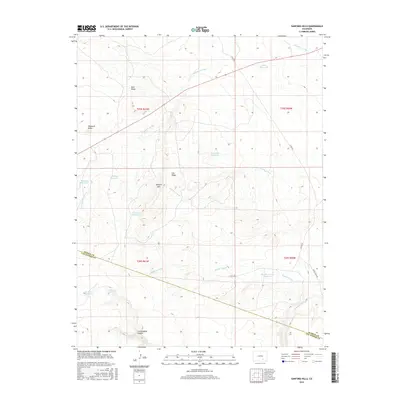 2016 Map of Sanford Hills, 2016 Print
