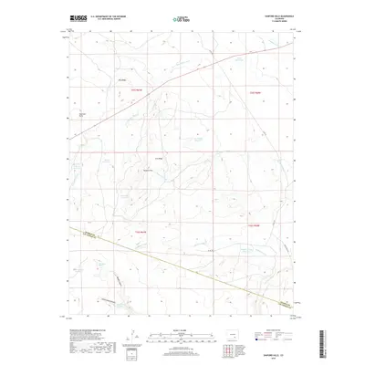 2019 Map of Sanford Hills, 2019 Print