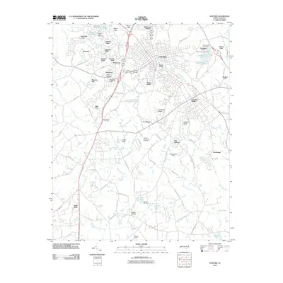 2010 Map of Sanford, 2010 Print
