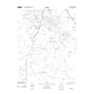 2013 Map of Sanford, 2013 Print