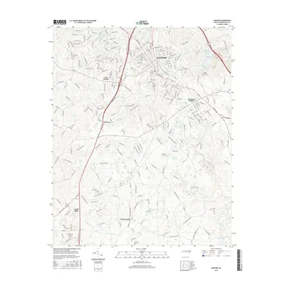 2016 Map of Sanford, 2016 Print