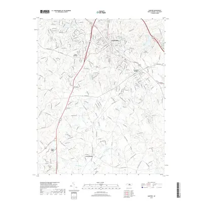 2019 Map of Sanford, 2019 Print