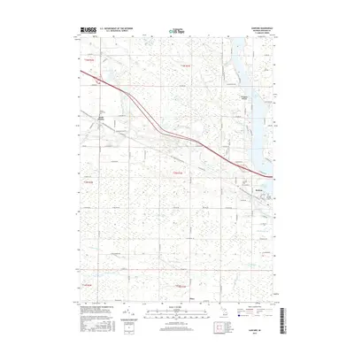2017 Map of Sanford, 2017 Print