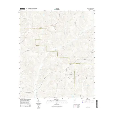 2014 Map of Sanford, 2014 Print