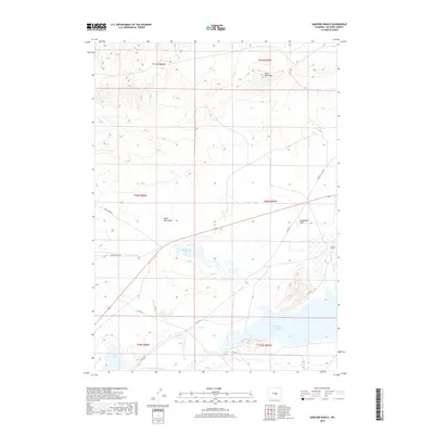 2018 Map of Sanford Ranch, 2018 Print