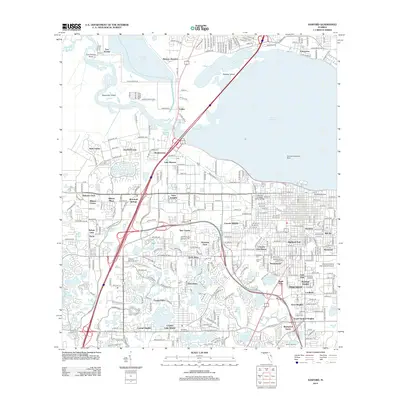 2012 Map of Sanford, 2012 Print