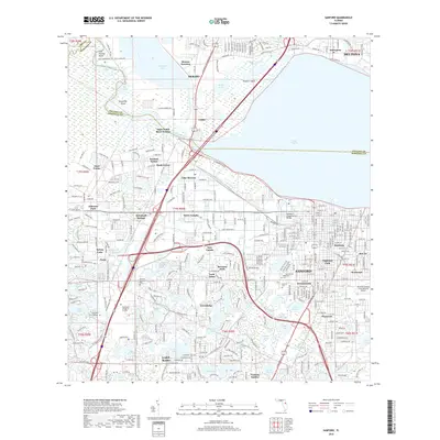 2018 Map of Sanford, 2018 Print
