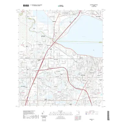 2021 Map of Sanford, 2021 Print